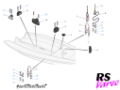 RS Vareo Hull Parts - Mast Bridge & Spinnaker Area