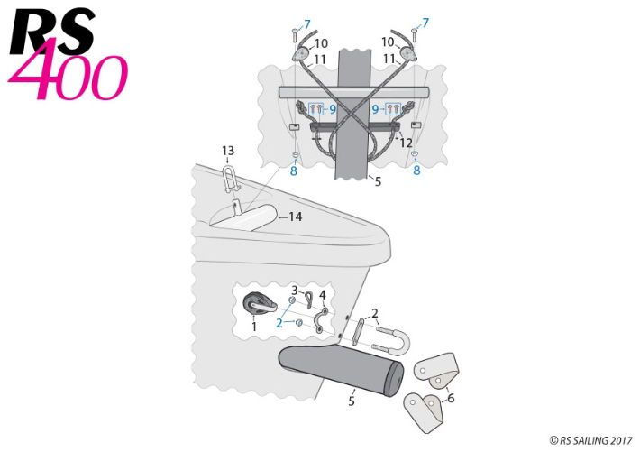 RS400 Hull Parts - Bow Area (RA EDIT)