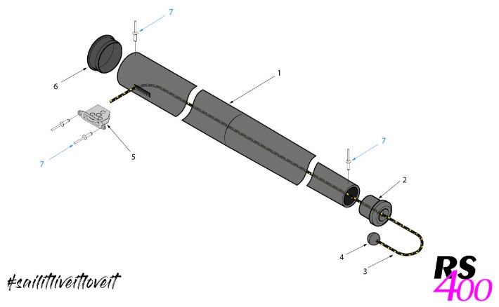 RS400 Spar Parts - Bowsprit