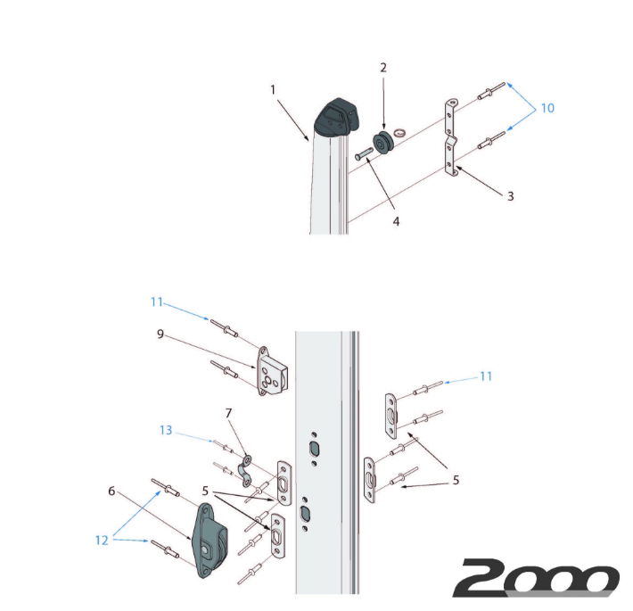 Upper Mast Parts