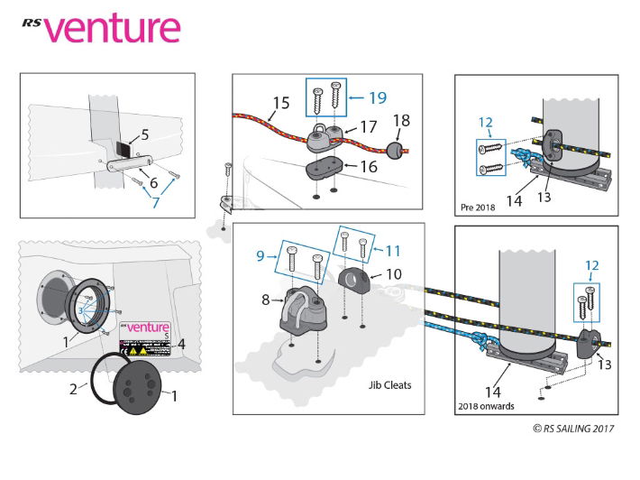 RS Venture S & SE Hull Parts Mast Step Area v2