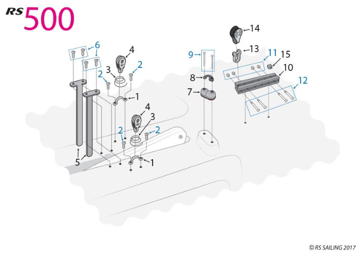 RS500 MAST STEP+CREW AREA NEW