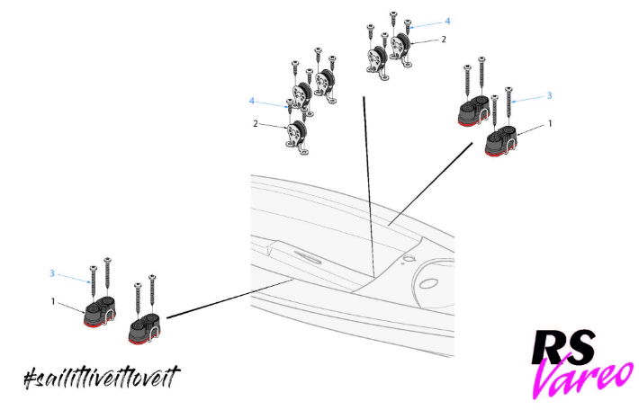 RS Vareo Hull Parts - Control Line Area