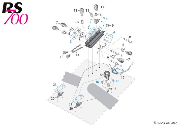 700 mast step area