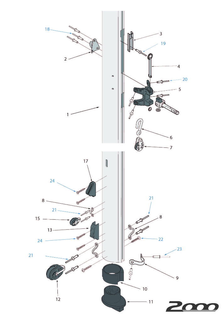 Lower Mast Parts