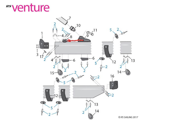 RS Venture Spar Parts - Boom  