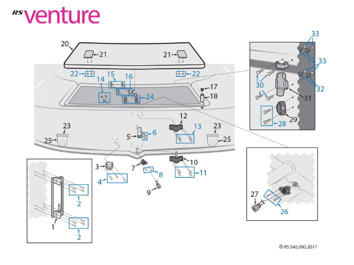 RS Venture Hull Parts - Transom Area v2