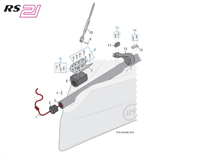 RS21 Hull Parts - Bow Area