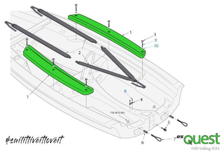 RS Quest Hull Parts - Helm Area