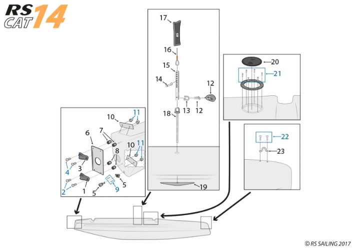 CAT14 - hull parts