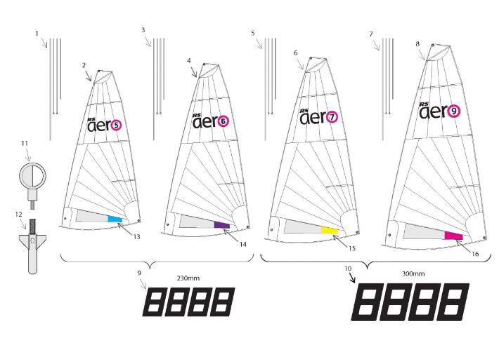 RS Aero Parts - Sails