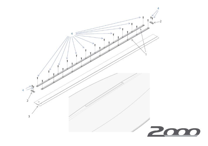 2000 Hull Parts - Underside