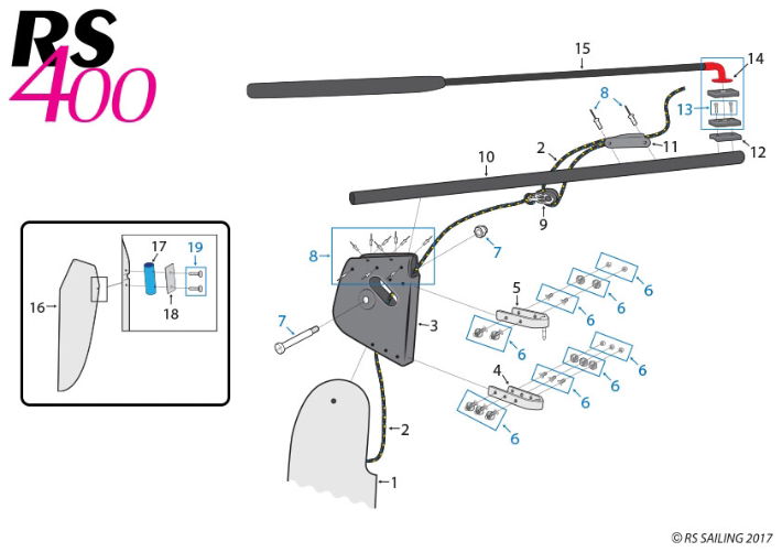 RS400 foils + parts